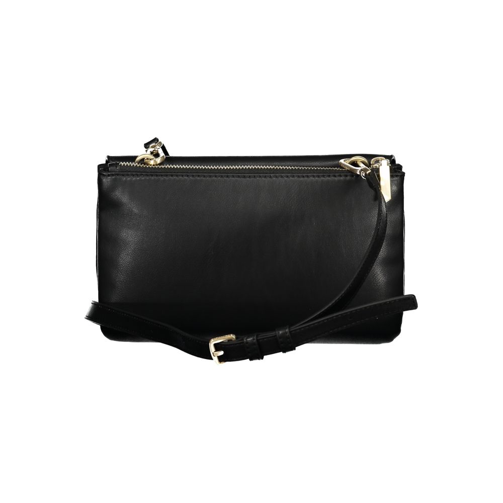 Black Polyester Handbag