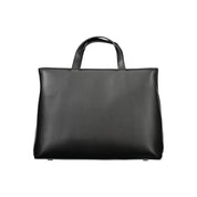 Black Polyester Handbag