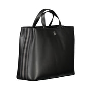 Black Polyester Handbag