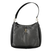 Black Polyester Handbag