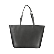 Black Polyester Handbag