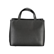 Black Polyester Handbag