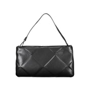 Black Polyester Handbag