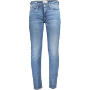 Light Blue Cotton Jeans & Pant