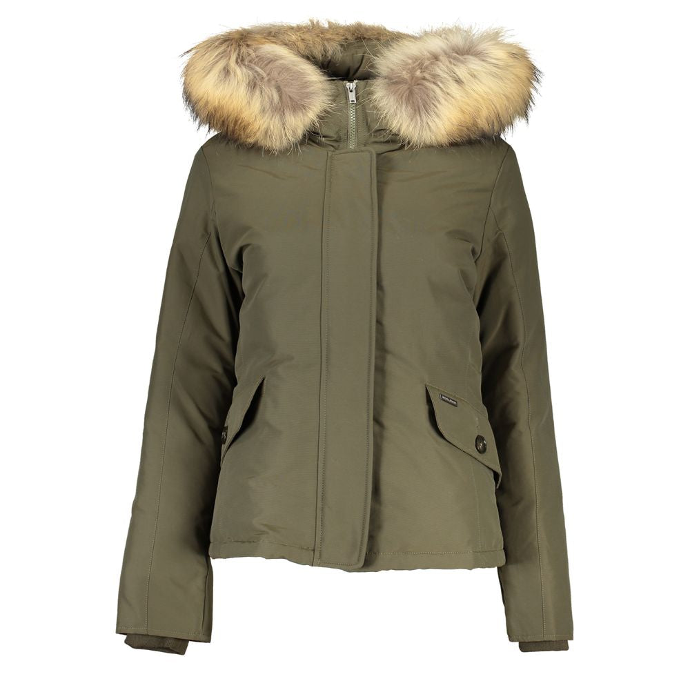 Green Cotton Jackets & Coat