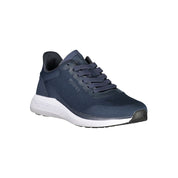 Blue Polyester Sneaker