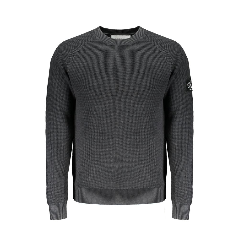 Black Cotton Sweater