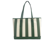 Jet Set Travel Large TZ Shoulder PVC Tote Bag Purse Fern Green