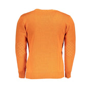 Orange Fabric Sweater