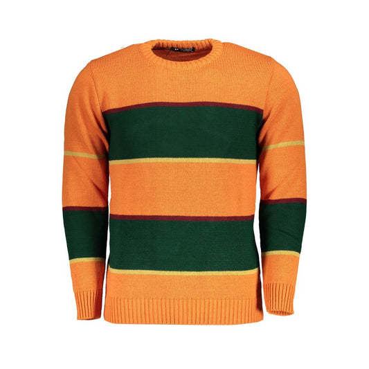 Orange Fabric Sweater