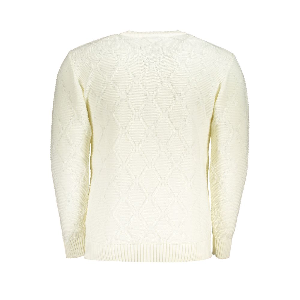 White Fabric Sweater