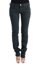 Chic Superslim Gray Cotton Jeans