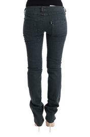 Chic Superslim Gray Cotton Jeans