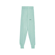 Mint Green Wool Blend Tracksuit Trousers