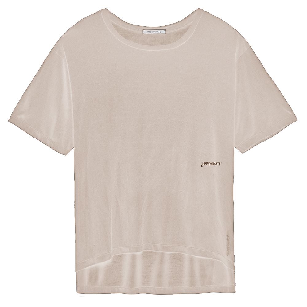 Beige Modal Women T-Shirt