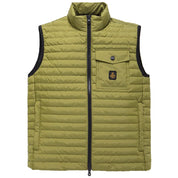 Versatile Green Down Vest for Men