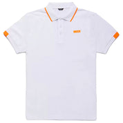 Elegant Contrasting Collar Polo Shirt