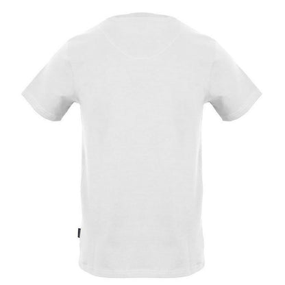 White Cotton Men T-Shirt