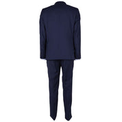 Blue Wool Mens Suit