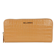 Elegant Croco Print Leather Wallet