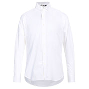 Elegant White Cotton Blend Shirt