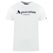 White Cotton Men T-Shirt