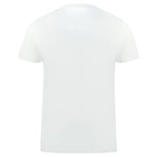 White Cotton Men T-Shirt