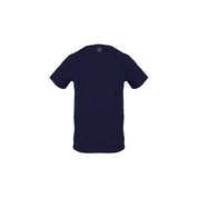 Blue Cotton Men T-Shirt