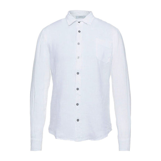 Elegant White Linen Shirt for Men