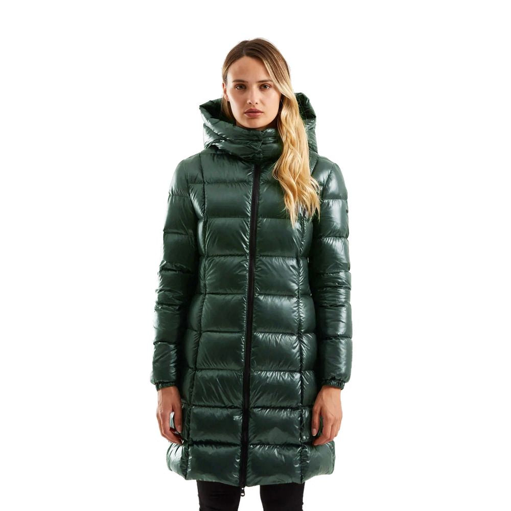 Green Polyester Women Jacket