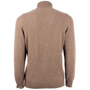 Pull en cachemire marron