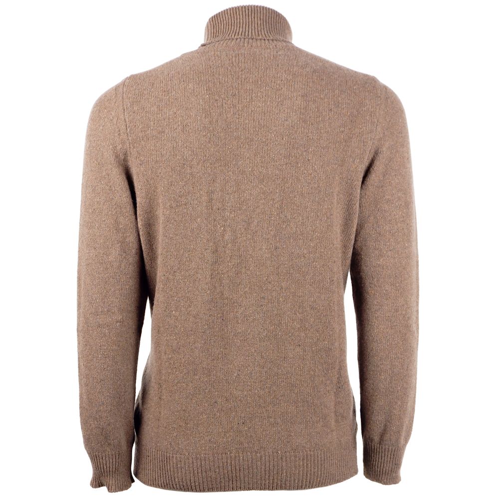 Pull en cachemire marron