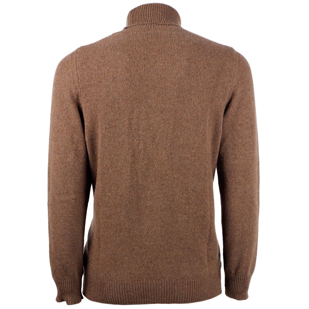 Brauner Kaschmirpullover