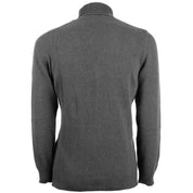 Grauer Kaschmirpullover