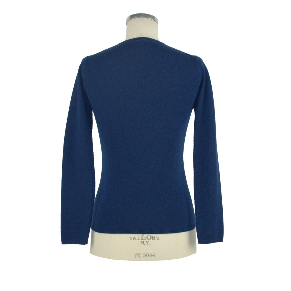 Blue Cashmere Women Sweater