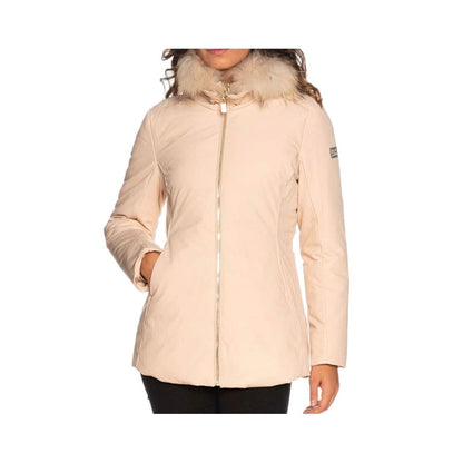 Beige Polyamide Women Jacket