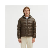 Gray Nylon Men Reversible Jacket