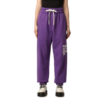 Purple Cotton Women Pant