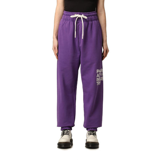 Jeans et pantalon en coton violet