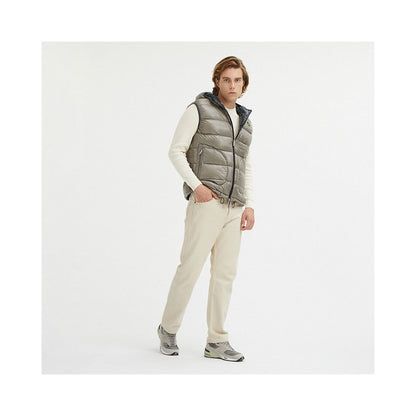 Gray Nylon Men's Reversible Vest