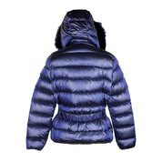 Chic Blue Yes Zee Jacket with Murmasky Fur