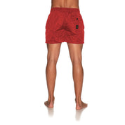 Red Nylon Men Swimsuit