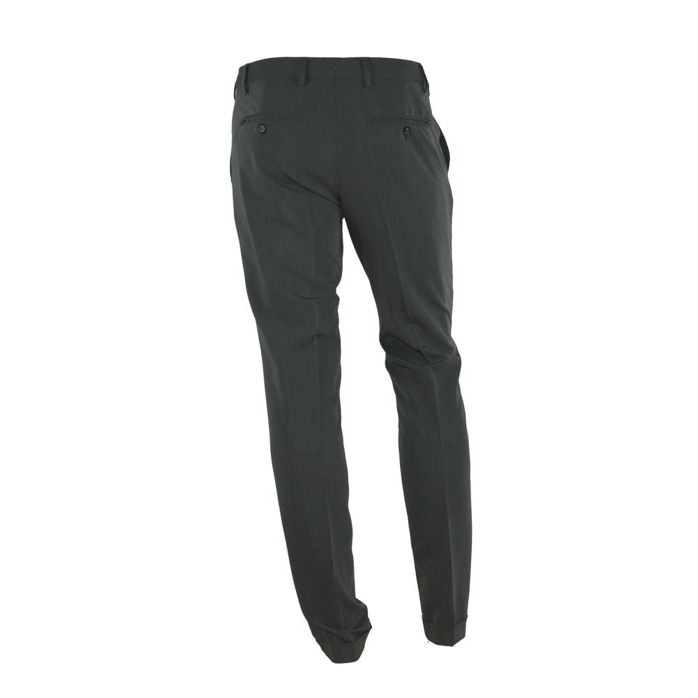 Jean et pantalon en polyester gris