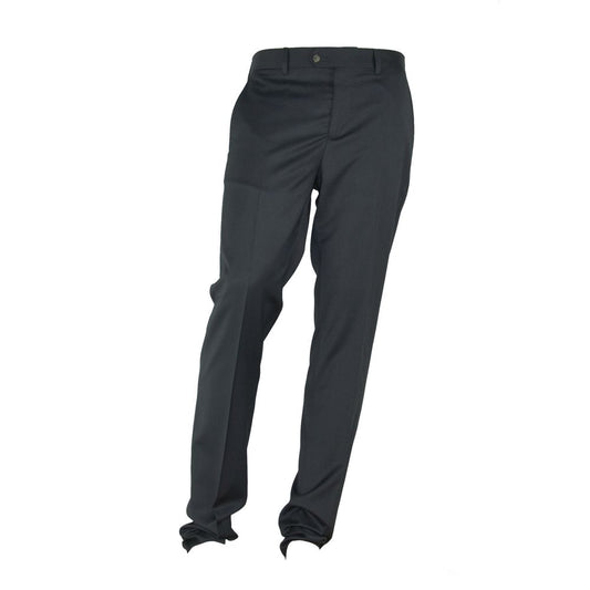 Graue Polyester-Jeans und -Hose