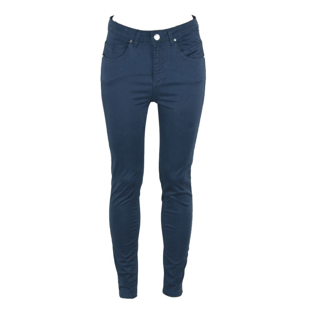 Jean et pantalon en coton bleu