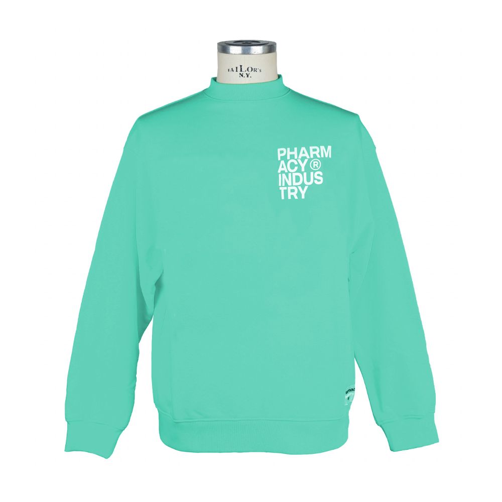 Pull en coton vert