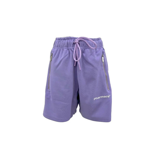 Lila Polyester-Shorts