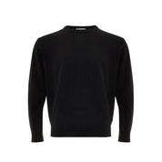 Elegant Black Wool Sweater for Men