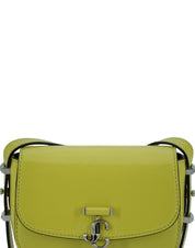 Lime Yellow Leather Small Shoulder Bag