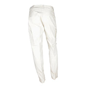 White Cotton Men's Trouser